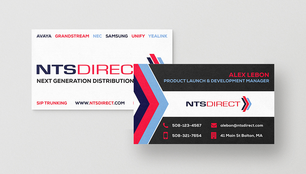 NTS Direct business cards